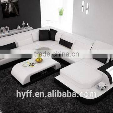 Northern Europe Nordic style genuine italy leather corner office sofa HYZ02                        
                                                Quality Choice