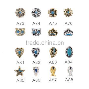 Factory Supply Retro Alloy Nail Art Decoration Metal Owl, Fish, Star Nail Art photo-2