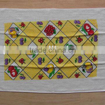 cotton bright colored tea towel towel