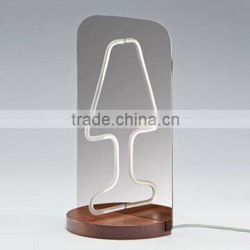 Unique Moitie Table Lamp 12W LED Table Lights with Glass+Aluminum Material for Decorative