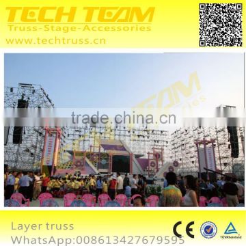 Outdoor layer speaker truss , Steel Layer Truss