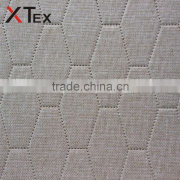 many colors upholstery fabrics for sofa, linen like finished sofa fabric with regular pattern