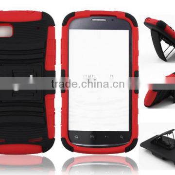 Armor design and kickstand case For ZTE N861 with belt clip holster