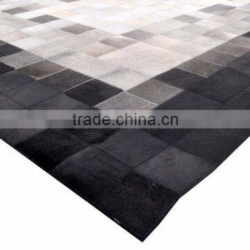 Hair-On Cowhide Leather Carpet M-113 photo-2