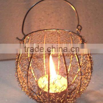 Exclusive Wire Basket t light holder