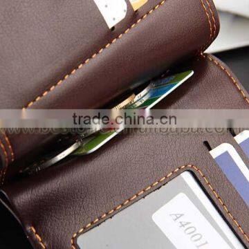 Quality Men Zipper Folding Men Wallet Purse Gift photo-3
