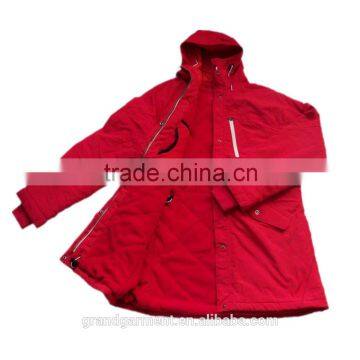 Woman Polar Fleece Lining Waterproof Winter Jacket