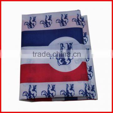 55*55cm polyester bandana,square bandana,country flag bandana