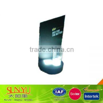 plastic led light box