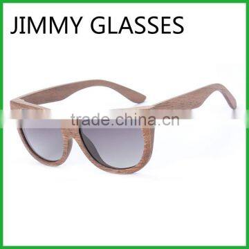 JM490 Polarized Walnut Wooden Custom Made Sunglasses