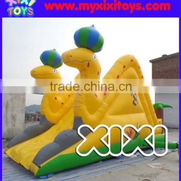 Attractive small snail inflatable slide, cheap inflatable slide