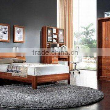 Modern teak single bedroom set furniture