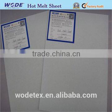 Shoes Toe Puff And Counter Hot Melt Sheet Nonwoven Glue Bonded Fabric