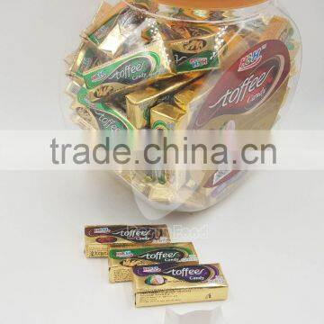 chocolate flavor/wheat flavor/taro flavor chewing toffee candy