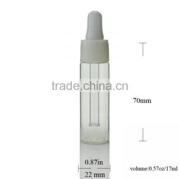 Wholesale Mixed Colors Easy Portable Round Shaped Mini Glass Essential Oil Dropper Bottle
