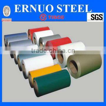 high quality roof building material color coated steel coil PPGI