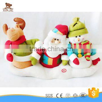 wholesale plush christmas gift ornament plush reindeer toy