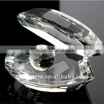 various K9 crystal shell 3d model ornament for Wedding birthday gifts