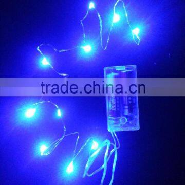 3V Christmas Holiday LED mini silver color copper wire fairy string lights battery power