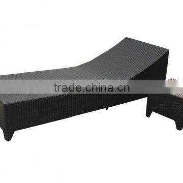 Rattan Wicker Round Sun Lounger