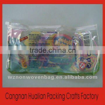 Transparent Candy Pvc Zipper Package Bag(HL-11006)