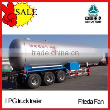 high quality 58cbm lpg gas tanker semi trailer in mongolia