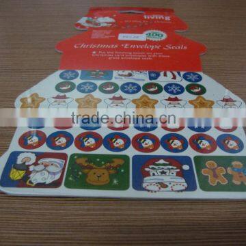 Christmas Cartoon Glitter Powder Sticker,5d Home Decor Pvc Wall Sticker