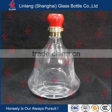 Wholesale Manufacturer Glass Bottle Square Shape Wine Glass Bottle photo-6