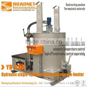 Hydraulic single-cylinder thermoplastic paints melting machine