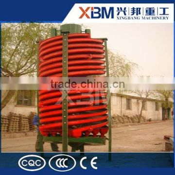 gold mining spiral separator / spiral concentrator /spiral chute in Gravity Beneficiation Plant