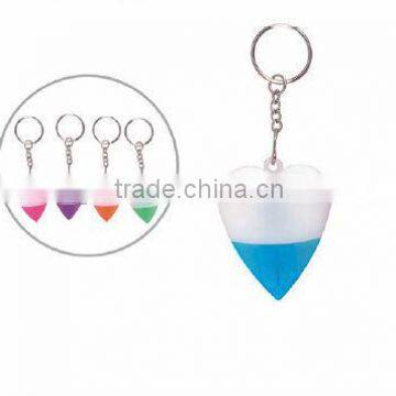 heart shape highlighter with keychain