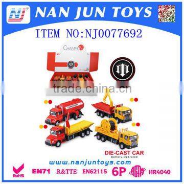 2016 kids diecast construction car model for sale