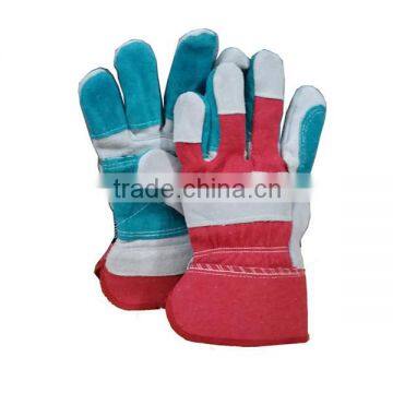 Durable Double palm double fingers leather working glove