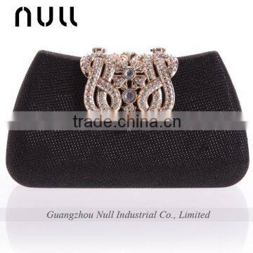 China Manufacture Rhinestone Hard Box Clutch Purse For Wedding photo-5