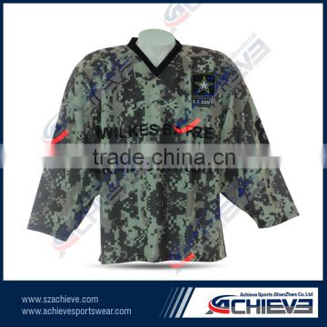 hockey jersey pattern suit for autumn hockey sport competition