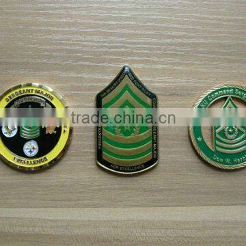 Customized die-cut shape design coins