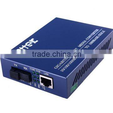 high quality 10/100/1000M CWDM BIDI gigabit 60km media converter factory price