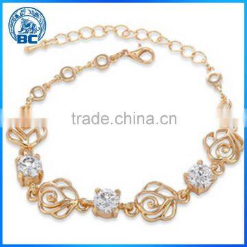 Fashion Wild Roses Bracelets Zircon Bracelets