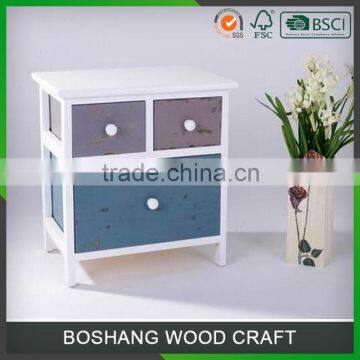 3 Drawers Wooden Shabby Chic China Furniture Wholesale