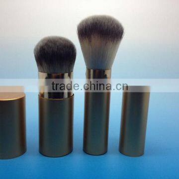 makeup,three color nylon hair retractable makeup brush