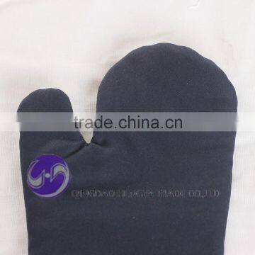 Cotton Black Kitchen Oven Mitt photo-4