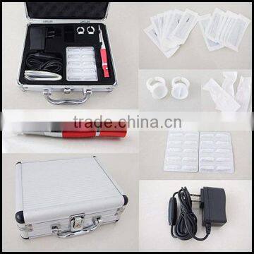 Wholesale - Eyebrow Kits Permanent Make up Cosmetic Tattooing Supply Machine Power Needle Tip Professional tattoo kits