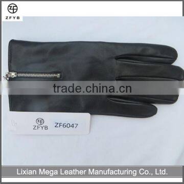 Wholesale mens custom made goatskin driving leather gloves in baoding