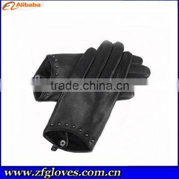 fashion leather cycle gloves