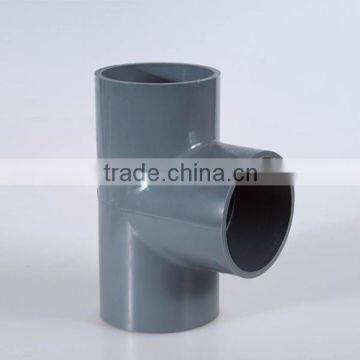 grey pvc fittings for water supply 4'' plastic fittings