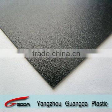 Black embossed rigid PVC sheets for electronic