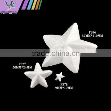 Plain White Colour Polystyrene Star