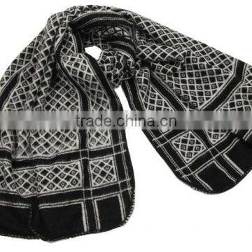 Latest Style Grip 100% Acrylic Fashional Women Winter Jacquard Long Scarf