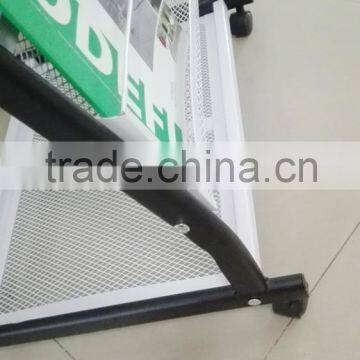 Powder Coating Metal Magazine Display Rack Booklet Stand Brochure Holder photo-2