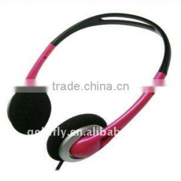 Computer Headphone (GF-LY505) (pc headphones/headphones with mic for pc/hot pink headphones for computer)